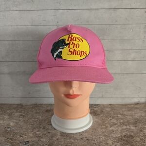 Bass Pro Shops Fishing Pink Trucker Adjustable Snapback Hat